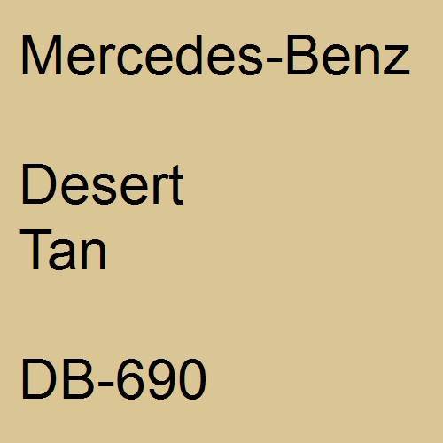 Mercedes-Benz, Desert Tan, DB-690.